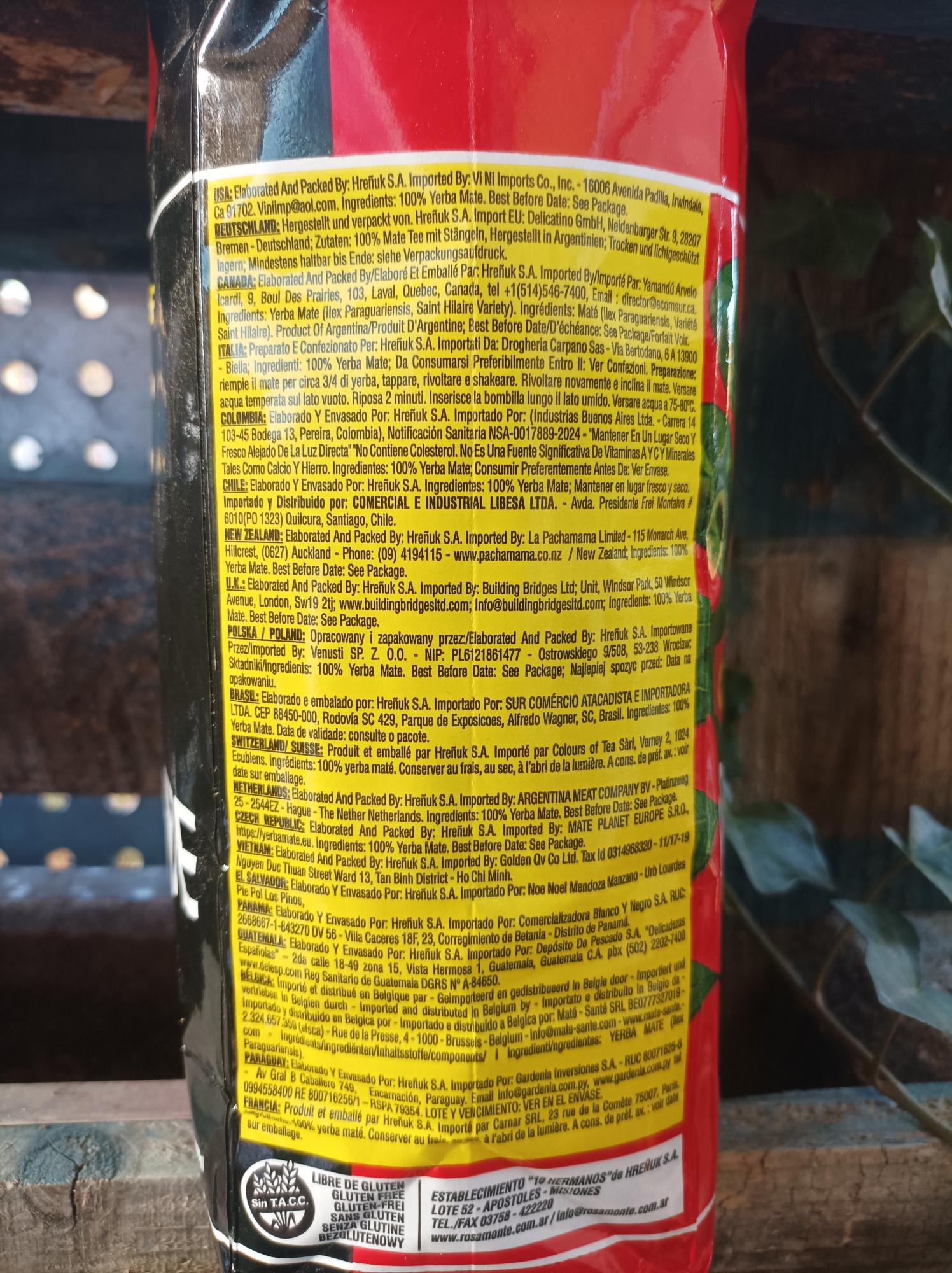 Rosamonte Yerba Mate, Pack 1kg