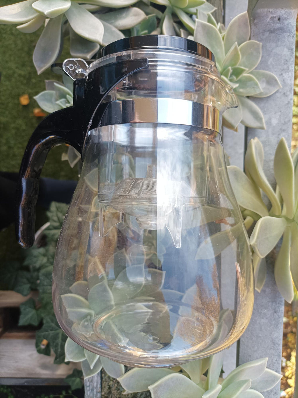 Glass Teapot One-Click Separation Filter for Tea & Coffee