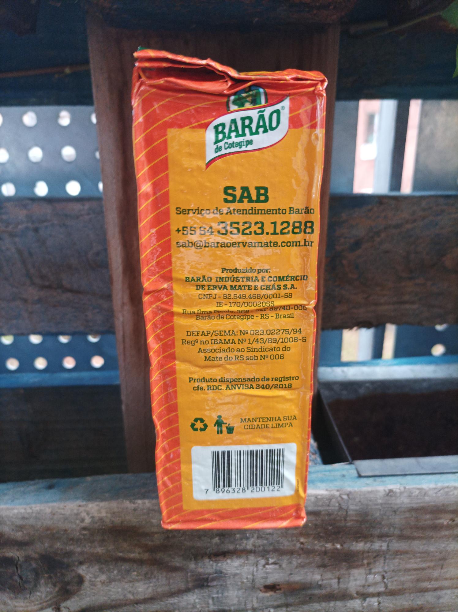 Brazilian Barao Erva Mate, 1 kg