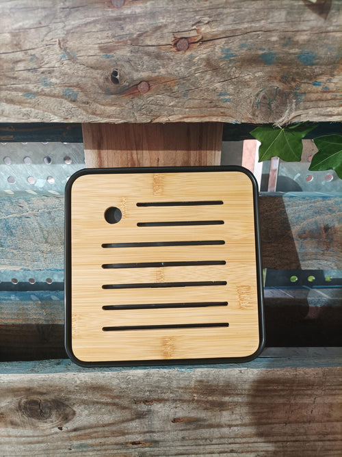 Bamboo Tea Tray with Drip Plateau