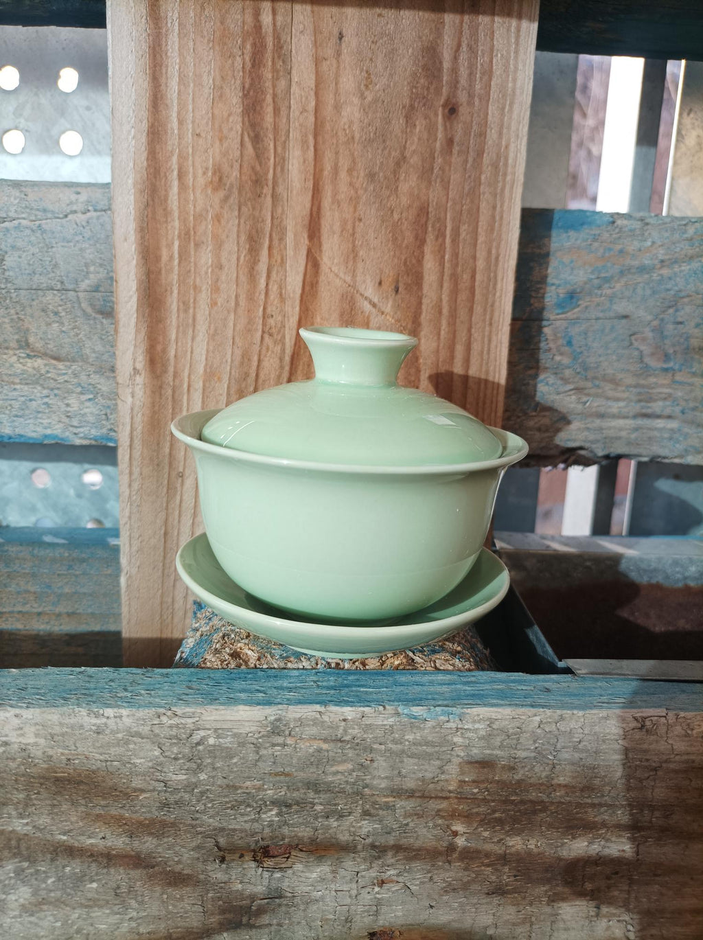Gaiwan Ceramic Mint Green